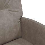 Sedie da Pranzo con Ruote 2 pcs Grigio 57 x 67 x 95 cm