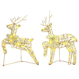 Renne LED con 80 LED 4 pcs Oro PET