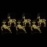 Renne LED con 180 LED 6 pcs Oro PET