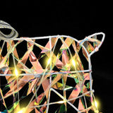 Renne LED con 80 LED 4 pcs Multicolore PET