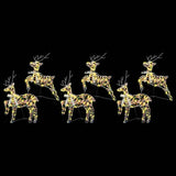 Renne LED con 180 LED 6 pcs Multicolore PET