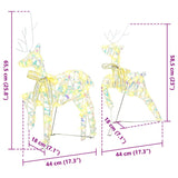 Renne LED con 40 LED 7 pcs Multicolore PET