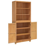 Set di Mobili per Magazzino 2 pz Naturale 80 x 35 x 185 cm