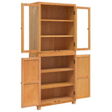 Set di Mobili per Magazzino con lo scaffale 2 pz Naturale