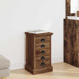 Cassettiera Naturale 35 x 30 x 60 cm Legno di teak solido