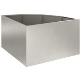 Vaso d'angolo Argento 60 x 60 x 35 cm Acciaio inossidabile