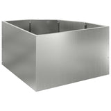 Vaso d'angolo Argento 60 x 60 x 35 cm Acciaio zincato