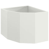 Vaso d'angolo Bianco 45 x 45 x 35 cm Acciaio