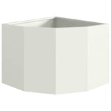 Vaso d'angolo Bianco 45 x 45 x 35 cm Acciaio