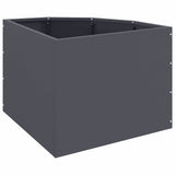 Vaso d'angolo Antracite 45 x 45 x 35 cm Acciaio