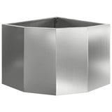 Vaso d'angolo Argento 45 x 45 x 35 cm Acciaio zincato