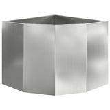 Vaso d'angolo Argento 60 x 60 x 50 cm Acciaio zincato