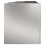 Vaso d'angolo Argento 45 x 45 x 50 cm Acciaio zincato