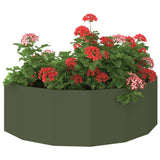 Fioriera Verde oliva 120 x 60 x 35 cm Acciaio