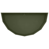 Fioriera Verde oliva 120 x 60 x 35 cm Acciaio