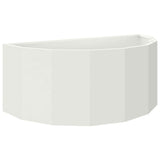 Fioriera Bianco 90 x 45 x 35 cm Acciaio