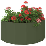 Fioriera Verde oliva 90 x 45 x 35 cm Acciaio