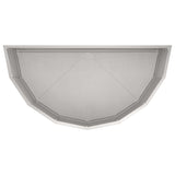 Fioriera Argento 90 x 45 x 35 cm Acciaio inossidabile