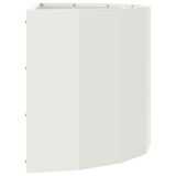 Fioriera Bianco 60 x 30 x 35 cm Acciaio