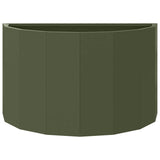 Fioriera Verde oliva 60 x 30 x 35 cm Acciaio
