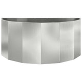 Fioriera Argento 120 x 60 x 50 cm Acciaio zincato