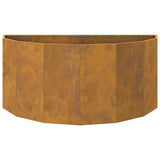 Fioriera Ruggine 120 x 60 x 50 cm