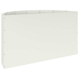 Fioriera Bianco 90 x 45 x 50 cm Acciaio