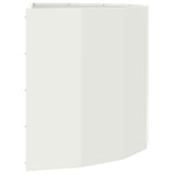 Fioriera Bianco 90 x 45 x 50 cm Acciaio