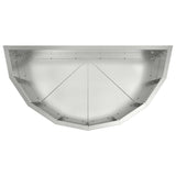 Fioriera Argento 60 x 30 x 50 cm Acciaio zincato