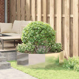 Fioriera Argento 120 x 120 x 35 cm Acciaio inossidabile