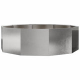 Fioriera Argento 120 x 120 x 35 cm Acciaio inossidabile