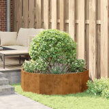 Fioriera Ruggine 120 x 120 x 35 cm