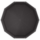 Fioriera Nero 90 x 90 x 35 cm Acciaio