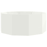 Fioriera Bianco 90 x 90 x 35 cm Acciaio