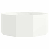 Fioriera Bianco 90 x 90 x 35 cm Acciaio