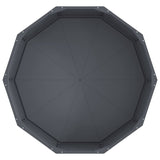 Fioriera Antracite 90 x 90 x 35 cm Acciaio