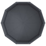 Fioriera Antracite 90 x 90 x 35 cm Acciaio