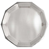 Fioriera Argento 90 x 90 x 35 cm Acciaio inossidabile