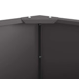 Fioriera Nero 60 x 60 x 35 cm Acciaio