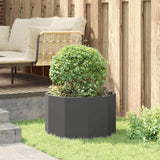 Fioriera Nero 60 x 60 x 35 cm Acciaio