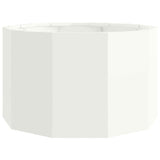Fioriera Bianco 60 x 60 x 35 cm Acciaio