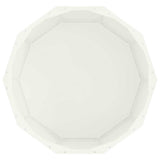 Fioriera Bianco 60 x 60 x 35 cm Acciaio