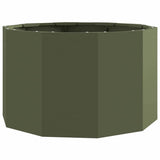 Fioriera Verde oliva 60 x 60 x 35 cm Acciaio