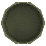 Fioriera Verde oliva 60 x 60 x 35 cm Acciaio