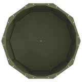 Fioriera Verde oliva 60 x 60 x 35 cm Acciaio