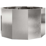 Fioriera Argento 60 x 60 x 35 cm Acciaio inossidabile
