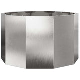 Fioriera Argento 60 x 60 x 35 cm Acciaio inossidabile