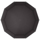 Fioriera Nero 120 x 120 x 50 cm Acciaio