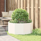 Fioriera Bianco 120 x 120 x 50 cm Acciaio