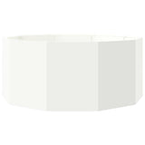 Fioriera Bianco 120 x 120 x 50 cm Acciaio